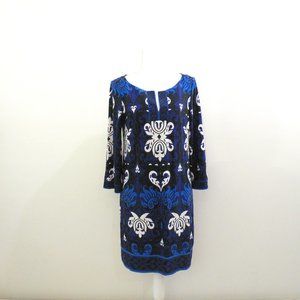 Dress: Laundry by Design_Size: 10_Used_blue pattern